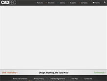 Tablet Screenshot of cadpro.com